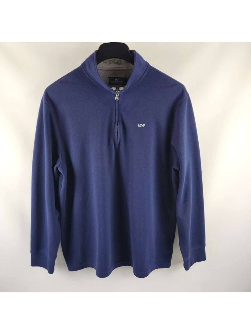 Vineyard Vines Pullover Mens XL Blue 1/4 Zip Pullover Sweatshirt